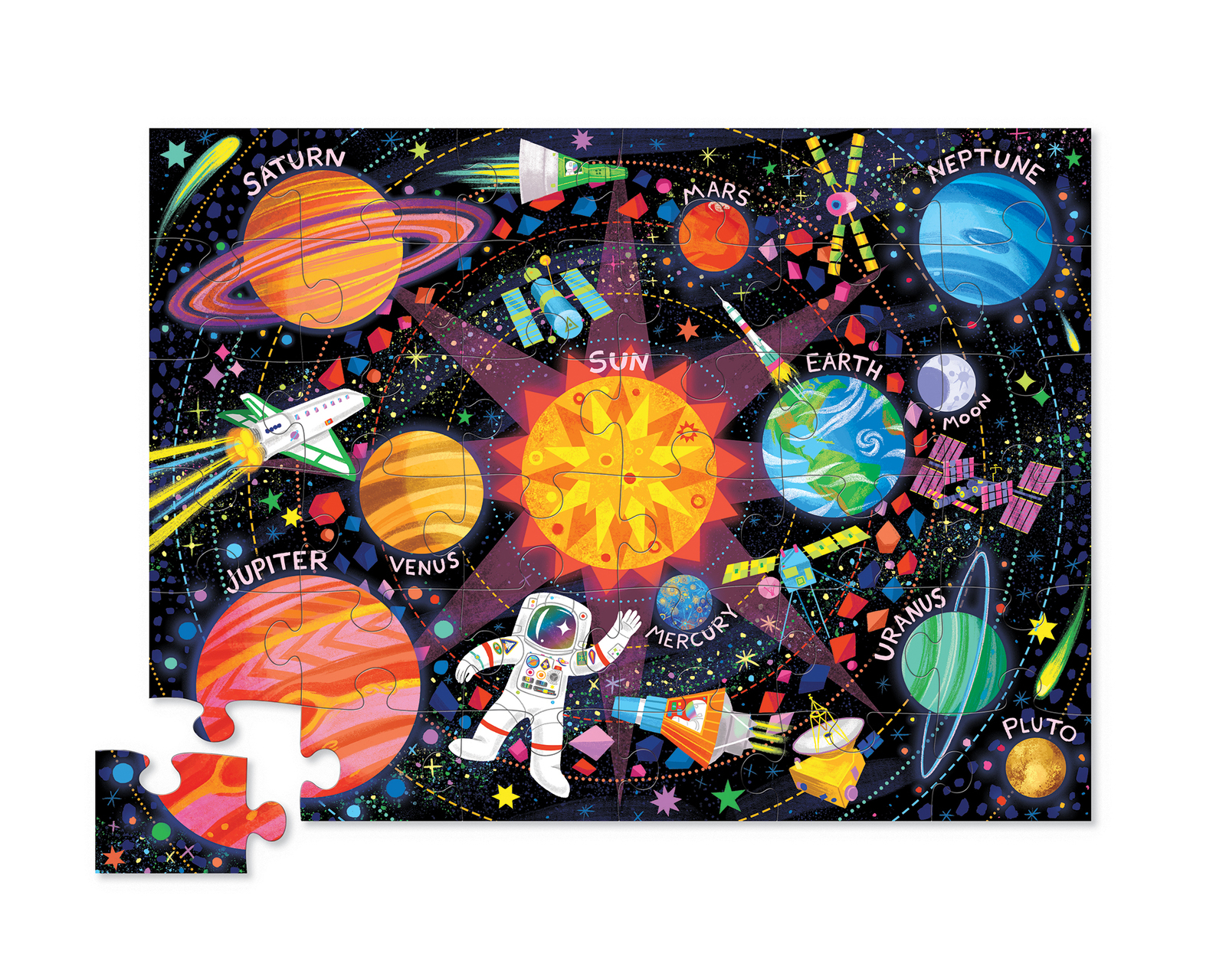 Buy Crocodile Creek Space Explorer Floor Puzzle 36pc