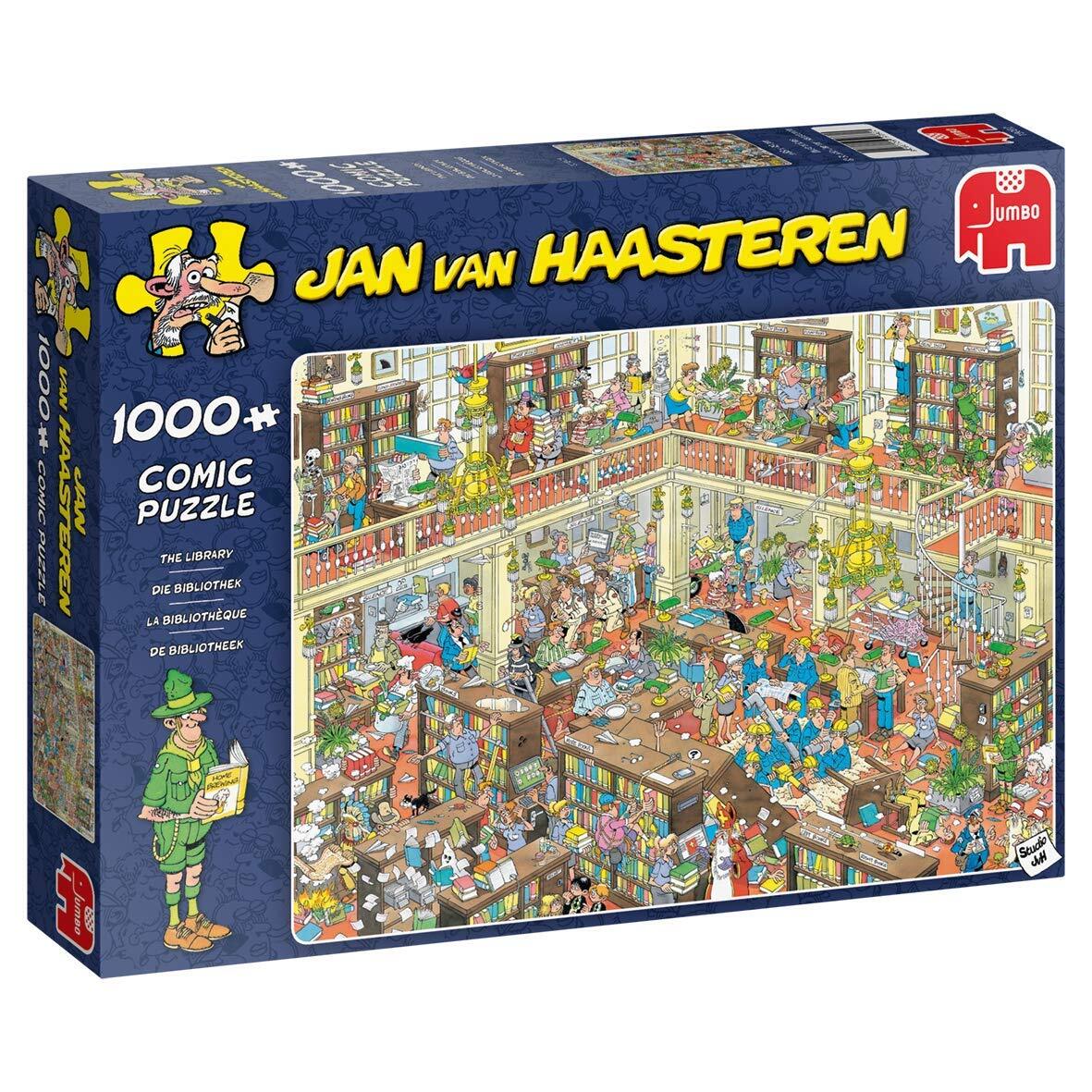 Buy Jumbo Jan Van Haasteren The Library Puzzle 1000pc