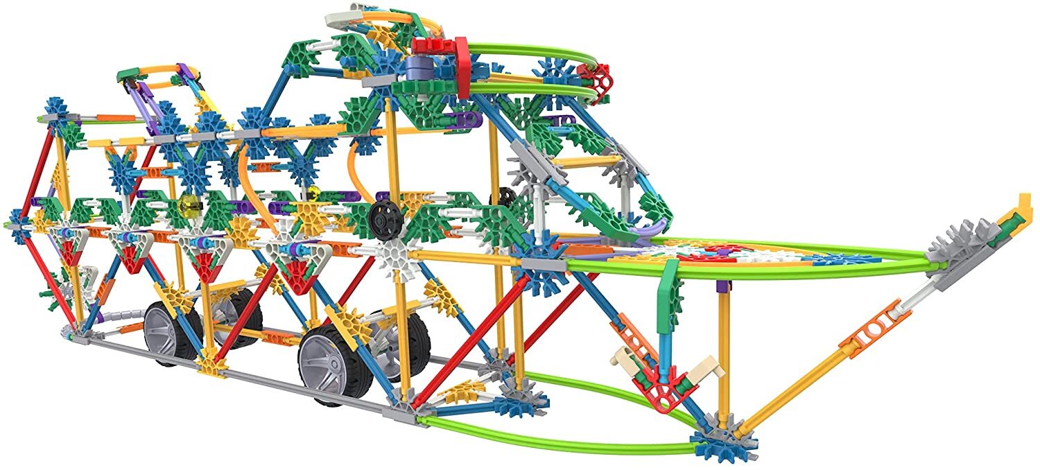 K'NEX 80209 Mega Set Costruzioni 3D - 700 Pezzi, Giocattolo Educativo STEM Per Bambini 7+ Con 40 Modelli Da Costruire
