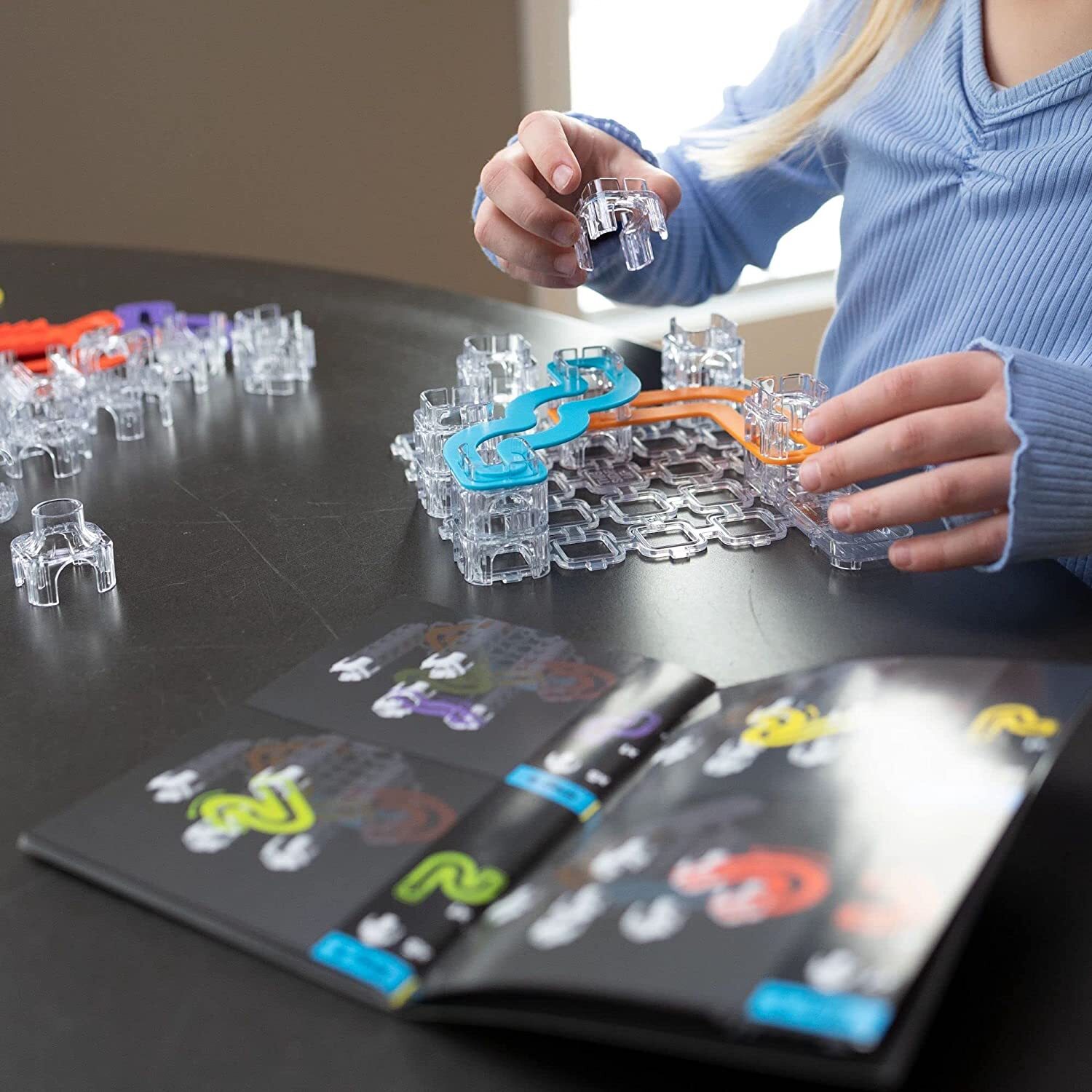 Buy Fat Brain Toys Trestle Tracks Starter Set Marble Run 43pc