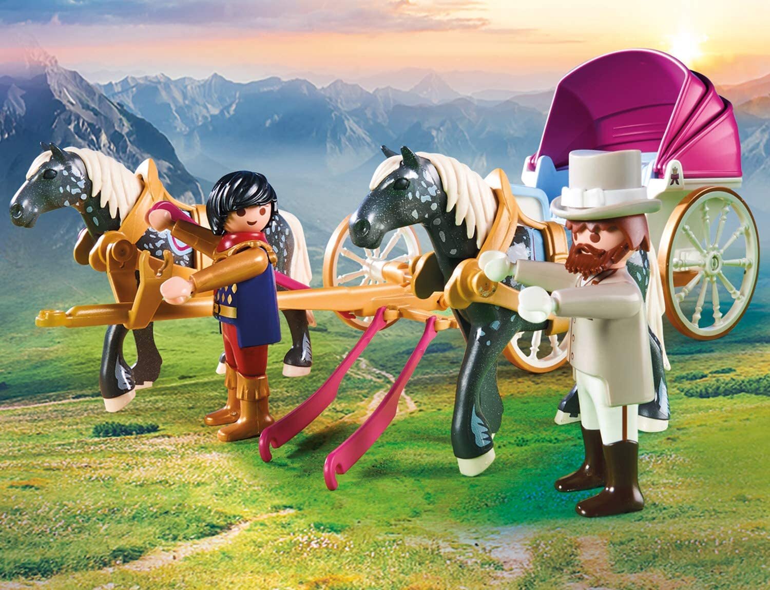 playmobil horse and carriage