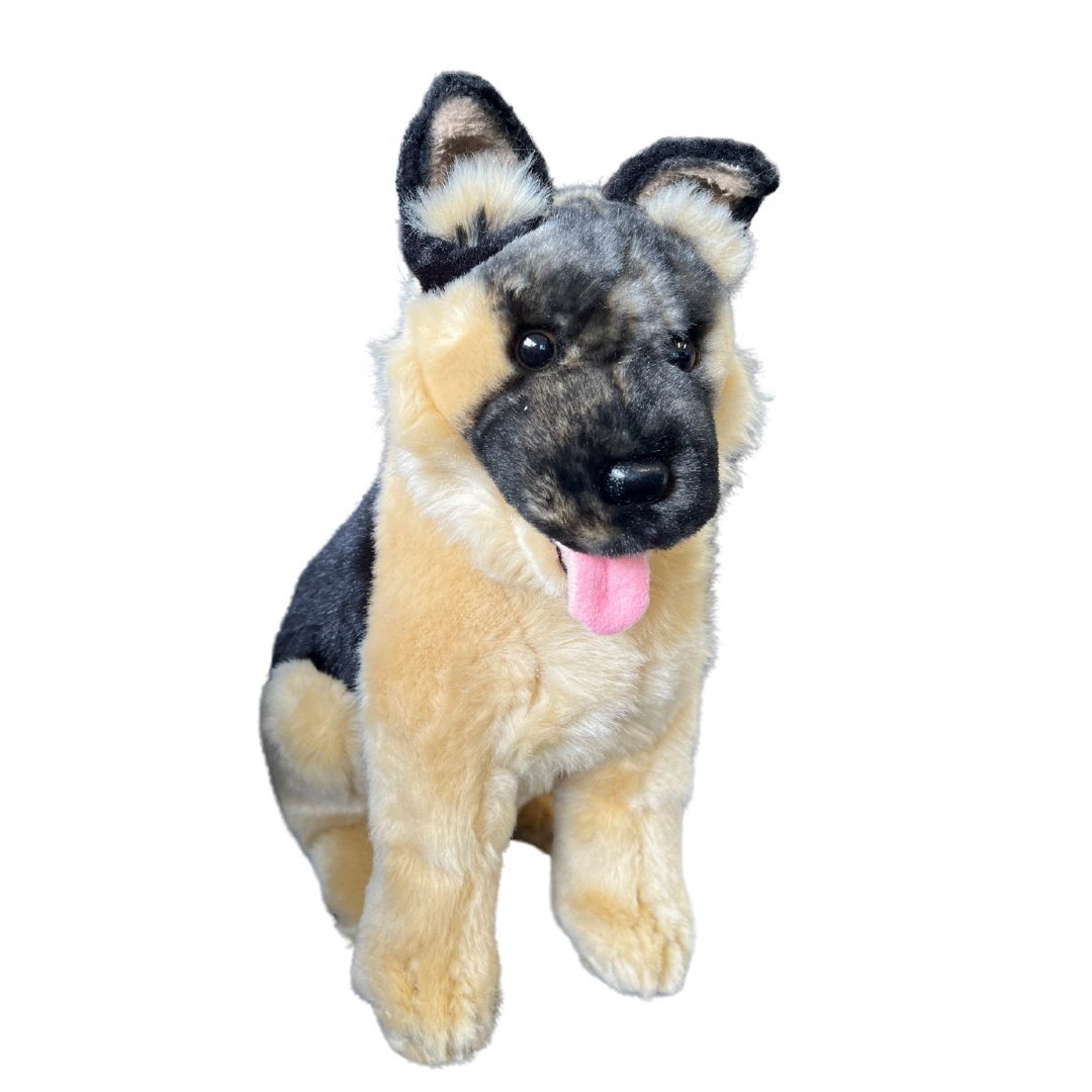 Buy Bocchetta Bobby German Shepherd with Black Face Plush Toy