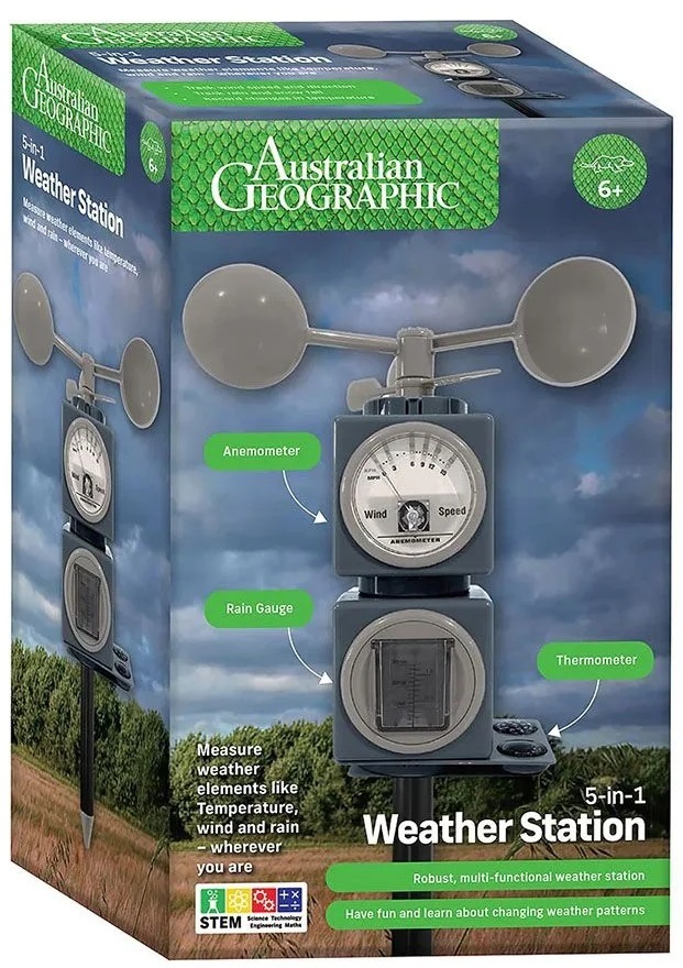 Buy Australian Geographic 5in1 Weather Station