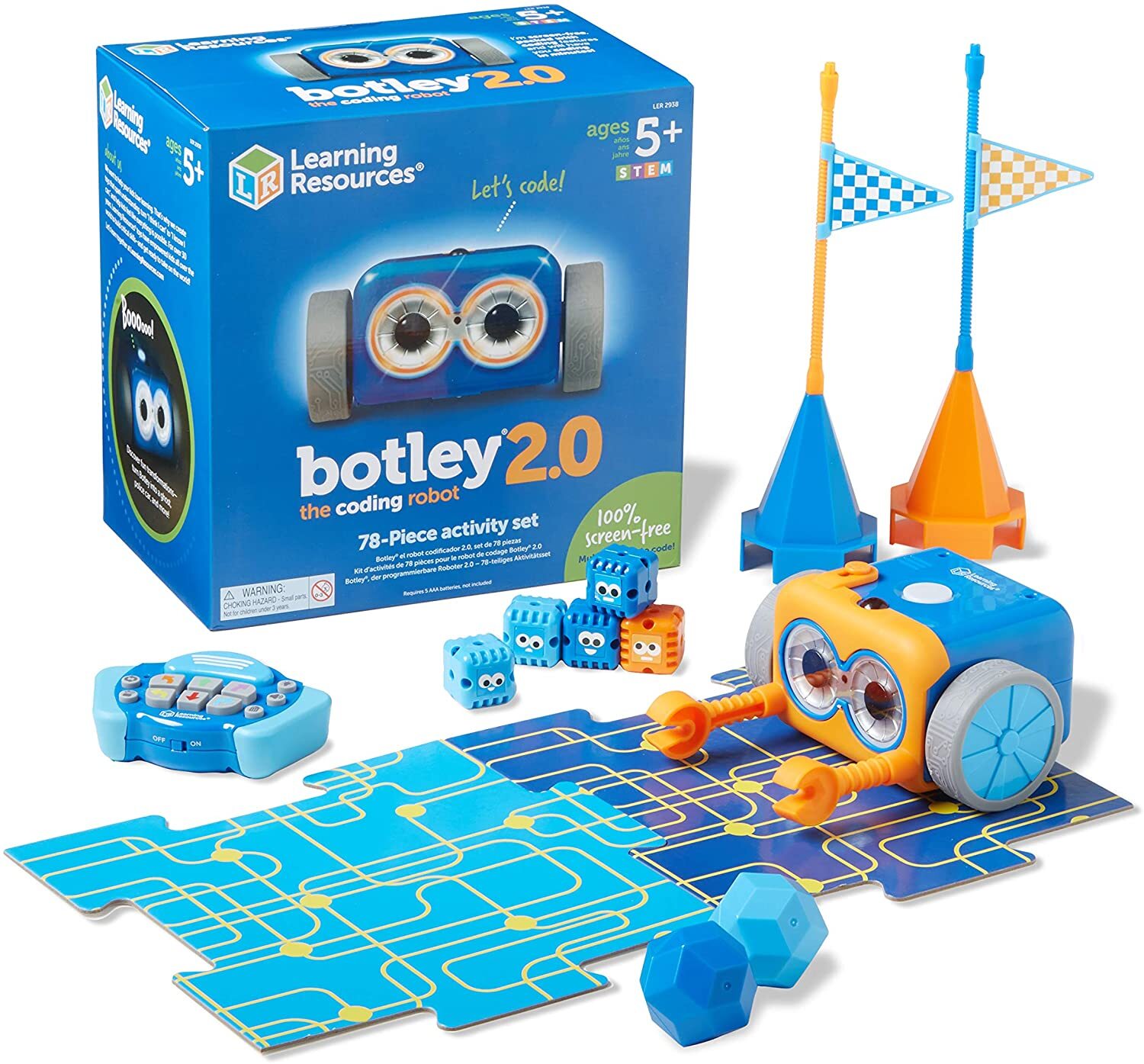Buy Learning Resources Botley 2.0 the Coding Robot 78 Piece Activity Set