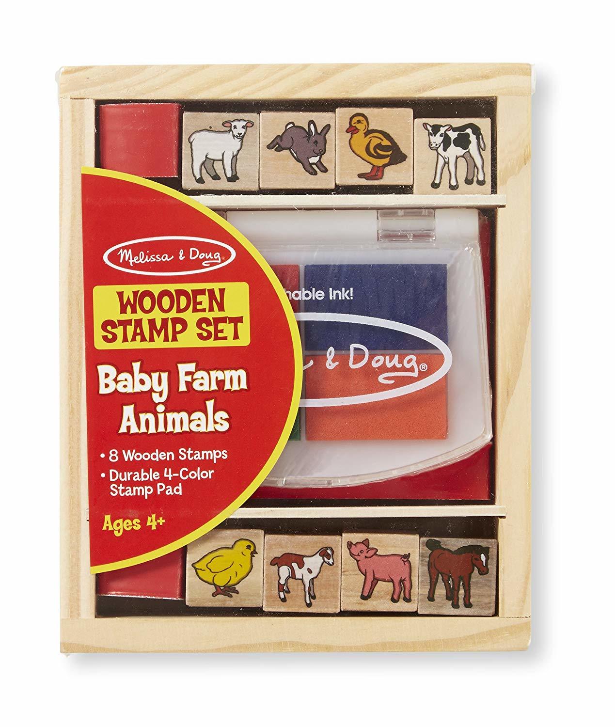 melissa and doug animal stamp set
