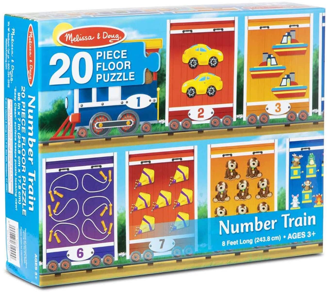 Buy Melissa & Doug Number Train Floor Puzzle 20pc