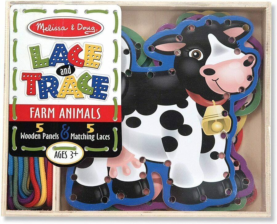 Buy Melissa & Doug - Lace & Trace Farm Animals