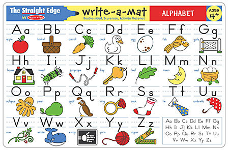 Melissa & Doug Phonics Write A Mat