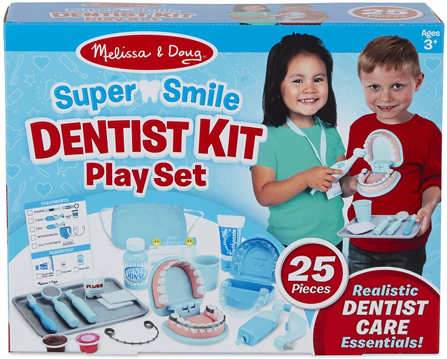 Doctor Play Set: Melissa & Doug Get Well Doctor's Kit Play Set – 25 Toy  Pieces - Science Shop For Kids