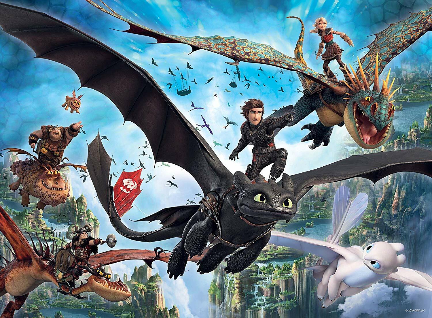 Buy Ravensburger - How to Train your Dragon 3 The Hidden World Puzzle 100pc...