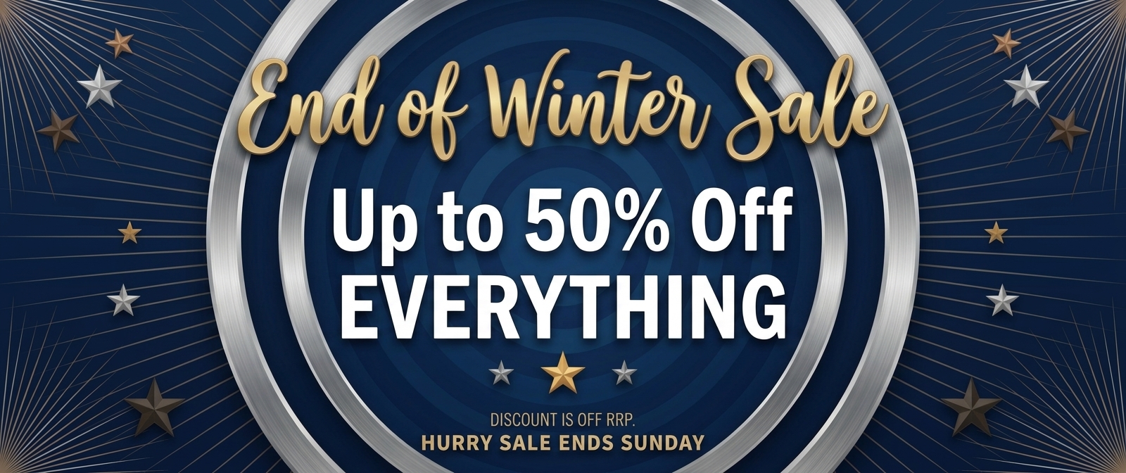 End Of Winter Sale