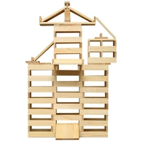 Micki - Wooden Natural Building Planks 200pc