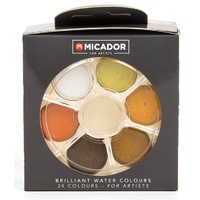 Micador - Watercolour Discs Brilliant Colours (24 pack)