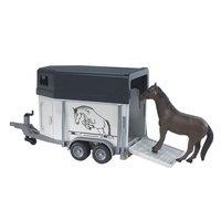 Bruder - Horse Trailer with Horse 02028