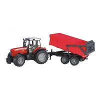Bruder - Massey Ferguson 7480 Tractor with Tipping Trailer 02045