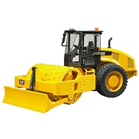Bruder - CATERPILLAR Vibrating Soil Compactor with Levelling Blade 02450