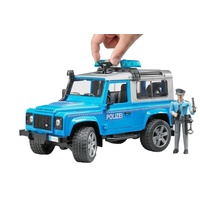 Bruder - Police Land Rover Defender with Policeman 02597