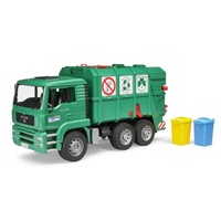 Bruder - MAN TGA Rear Loading Garbage Truck Green 02753