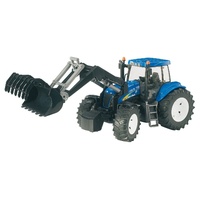 Bruder - New Holland TG285 Tractor with Frontloader 03021