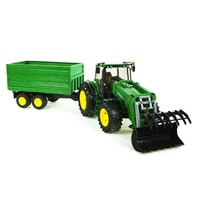 Bruder - John Deere 7930 with Frontloader & Trailer 03055