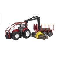 Bruder - Steyr CVT 6230 Forestry Tractor with Trailer 03093