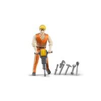 Bruder - Construction Worker with Accessories 60020