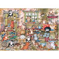 Gibsons - Courtyard Cats Puzzle 1000pc