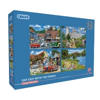 Gibsons - Day Out With The Family Puzzle 4 x 500pc