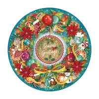Gibsons - Seasons Greetings Circular Puzzle 500pc