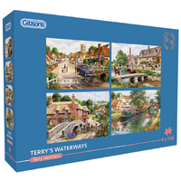 Gibsons - Terry's Waterways Puzzle 4 x 500pc