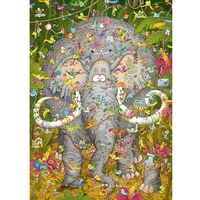 Heye - Degano, Elephant's Life Puzzle 1000pc