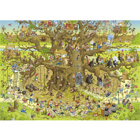 Heye - Funky Zoo Monkey Habitat Puzzle 1000pc