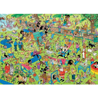 Jumbo - Jan Van Haasteren Dog Parkour Puzzle 1000pc (DAMAGED BOX)