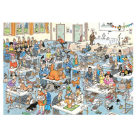 Jumbo - Jan Van Haasteren The Cat Pageantry Puzzle 2000pc (DAMAGED BOX)