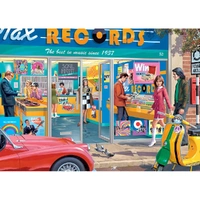 Jumbo - The Record Shop Puzzle 1000pc