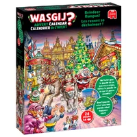 Jumbo - WASGIJ? Reindeer Rumpus Christmas Advent Calendar (24 x 54 piece puzzles)