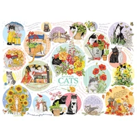 Cobble Hill - Cat Thoughts Puzzle 1000pc