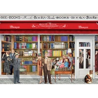 Holdson - Victorian Day Out Book Shop Puzzle 1000pc
