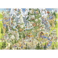 Heye - Funky Zoo - Himalayan Habitat Puzzle 1000pc