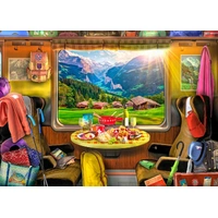 Holdson - The Travelers Window - Switzerland Train Ride Puzzle 1000pc