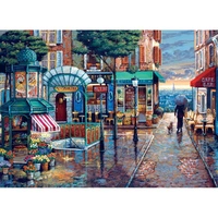 Cobble Hill - Rainy Day Stroll Puzzle 1000pc