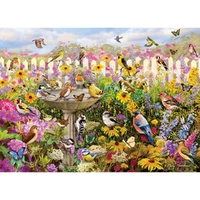 Cobble Hill - Backyard Bird Bath Puzzle 1000pc