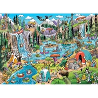 Cobble Hill - DoodleTown: Portage Pandemonium Puzzle 1000pc