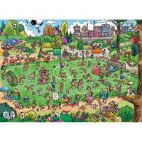 Cobble Hill - DoodleTown: Offside Antics Puzzle 1000pc