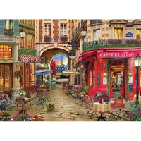Cobble Hill - Cafe des Paris Puzzle 500pc