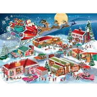 Cobble Hill - Santa's Flyby Family Puzzle 350pc