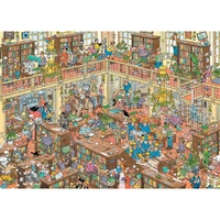 Jumbo - Jan Van Haasteren - The Library Large Piece Puzzle 500pc