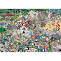 Jumbo - Jan Van Haasteren - The Zoo Large Piece Puzzle 500pc