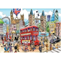 Cobble Hill - DoodleTown: London Calling Puzzle 1000pc