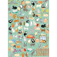 Gibsons - Art File: It's a Cat's Life Puzzle 1000pc